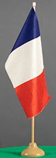 France Desk Flag 30x15 cm