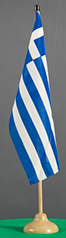 Greece Desk Flag 30x15 cm