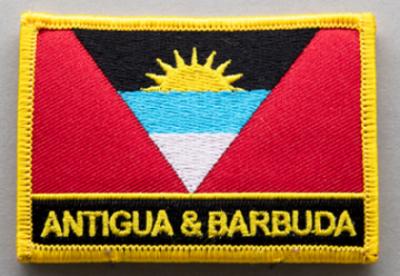 Antigua Barbuda Rectangular Patch