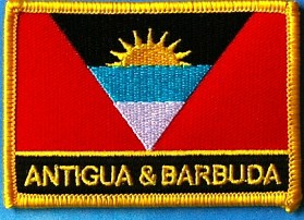 Antigua Barbuda Rectangular Patch