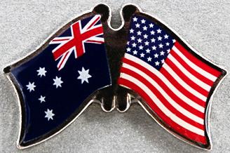 Australia - America Friendship Pin