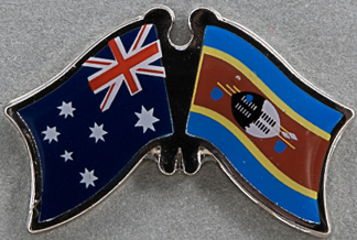 Australia - Eswatini Friendship Pin