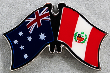 Australia - Peru Friendship Pin