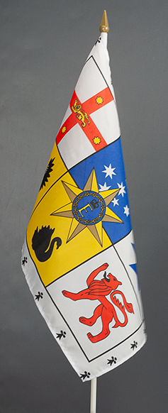 Royal Standard Hand Waver Flag (Australia)