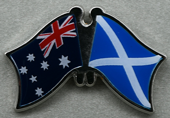 Australia - Scotland Friendship Pin