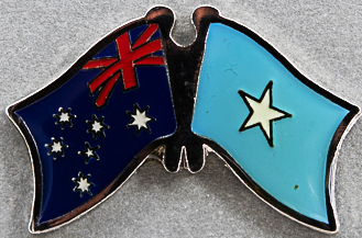 Australia - Somalia Friendship Pin