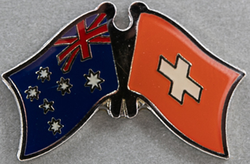 Australia - Switzerland Friendship Pin