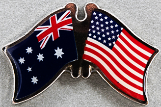 Australia - America Friendship Pin