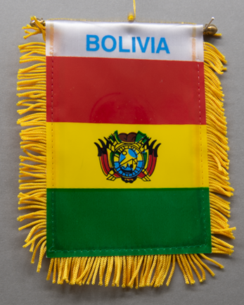 Bolivia Mini Car Flag