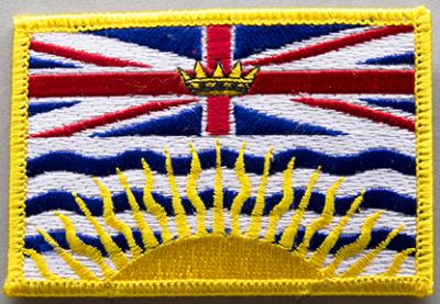 Canada British Colombia Rectangular Patch