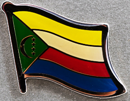 Comoros Flag Pin AFN