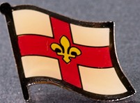 Lincoln Flag Pin England