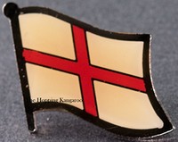St Georges Cross Lapel Pin