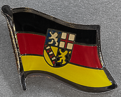 Saarland Flag Pin Germany