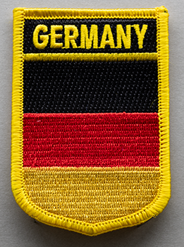 Germany Flag Patch Shield