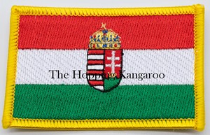 Hungary Rectangular Patch with Emblem