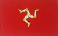 Isle of Man Flag Sticker