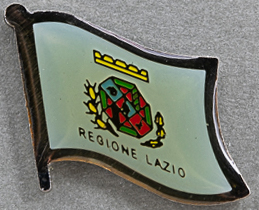 Lazio Flag Pin Italy