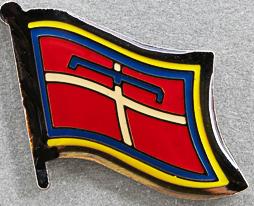 Piemonte Flag Pin Italy