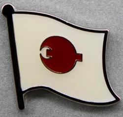 Nara Flag Pin Japan