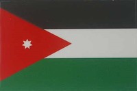 Jordan Flag Sticker