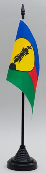 New Caledonia Desk Flag KANAK