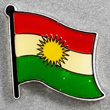 Kurdistan Flag Badge