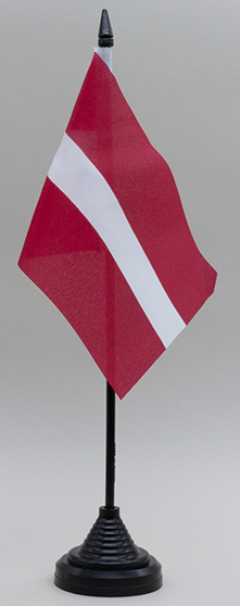 Latvia Desk Flag
