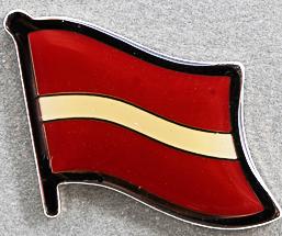 Latvia Lapel Pin