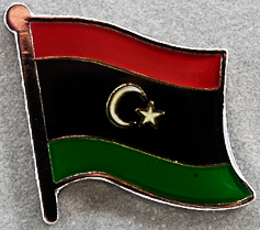 Libya Flag Pin AFN