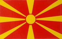 North Macedonia Car Sticker