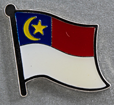 Melaka Flag Pin Malaysia