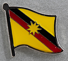 Sarawak Flag Pin Malaysia