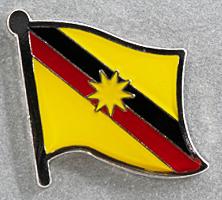 Sarawak Flag Pin Malaysia