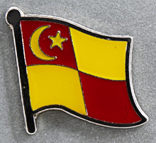 Selangor Flag Pin Malaysia