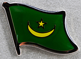 Mauritania Flag Pin AFN