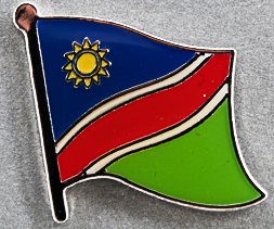 Namibia Flag Pin AFN
