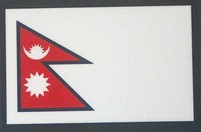 Nepal Flag Sticker