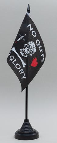 No Guts No Glory Desk Flag