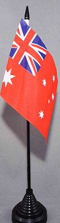 Australia RED ENSIGN Desk Flag