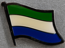 Sierra Leone Flag Pin AFN