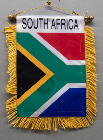 South Africa Mini Car Flag