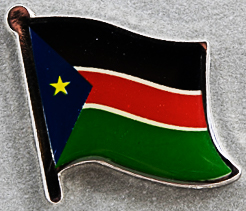 South Sudan Flag Pin AFN