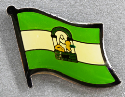 Andalusia Flag Pin Spain