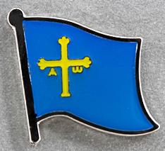 Asturias Flag Pin Spain