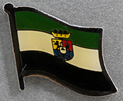 Extremadura Flag Pin Spain