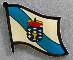 Galicia Flag Pin Spain