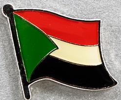 Sudan Flag Pin AFN