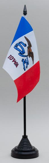 Iowa Desk Flag USA