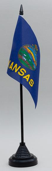 Kansas Desk Flag